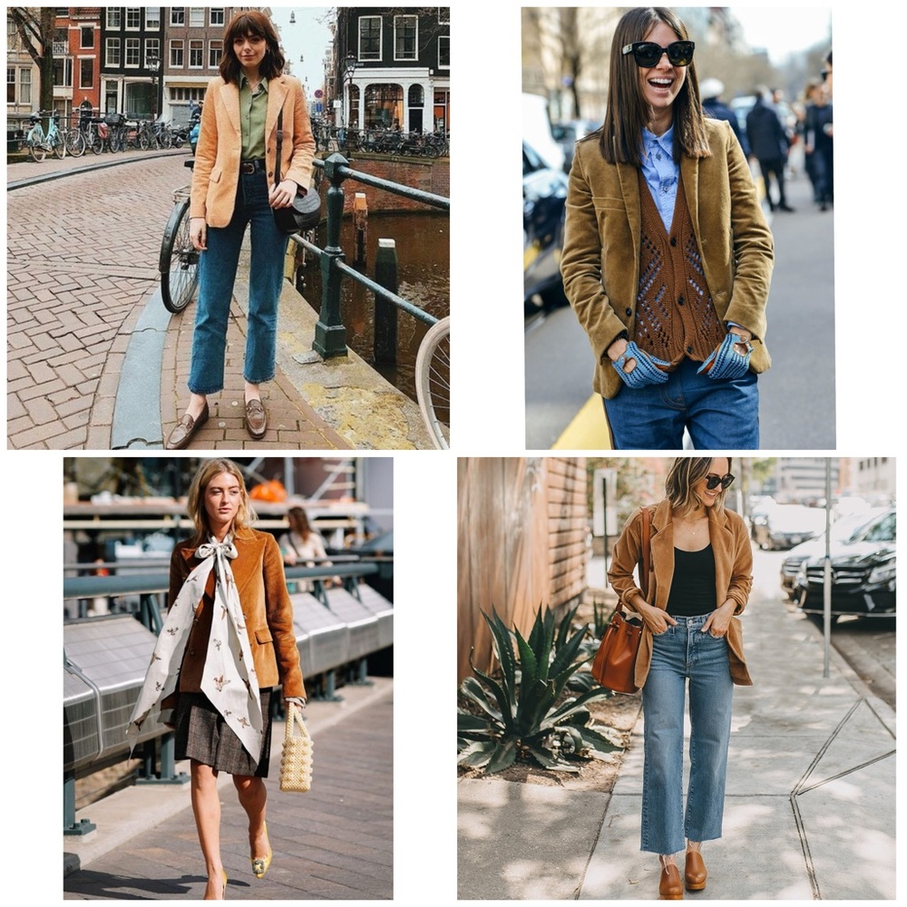 Weekend Max Mara Corduroy Tan Blazer - Picture 15 of 16